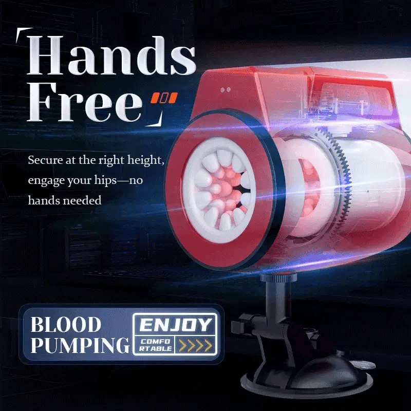 Fully Dual Cavity Rotation Telescopic Vibrating Automatic Masturbator