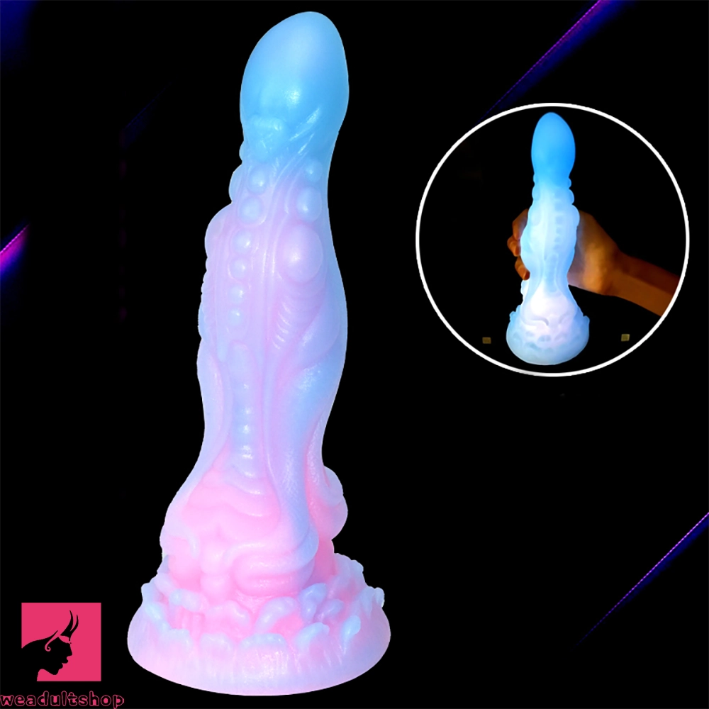 10.2in Luminous Soft Monster Silicone Big Dildo For Prostate Masturbation