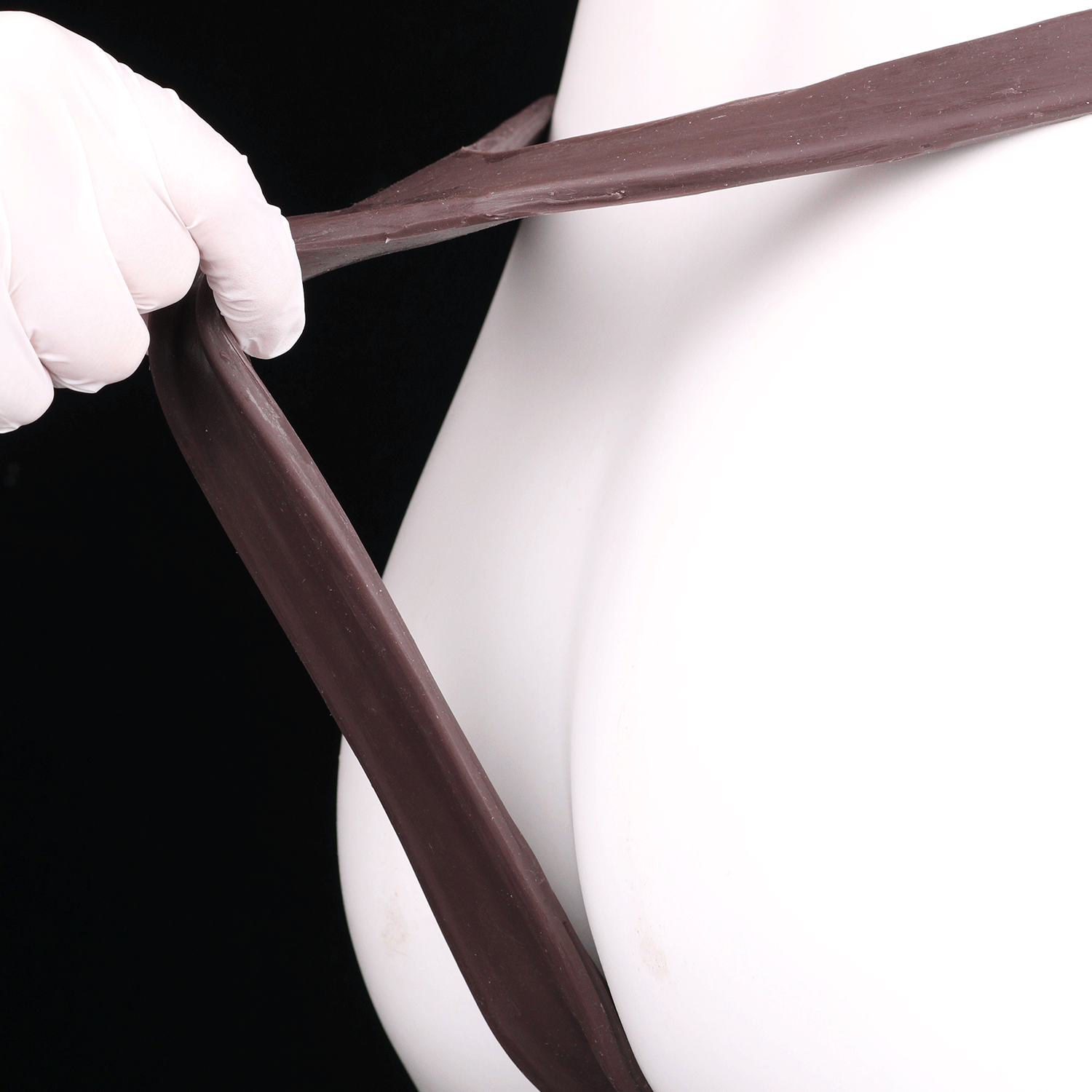 7.48in Hollow Strap on Silicone Soft Dildo Panty For Manual Climax Cock