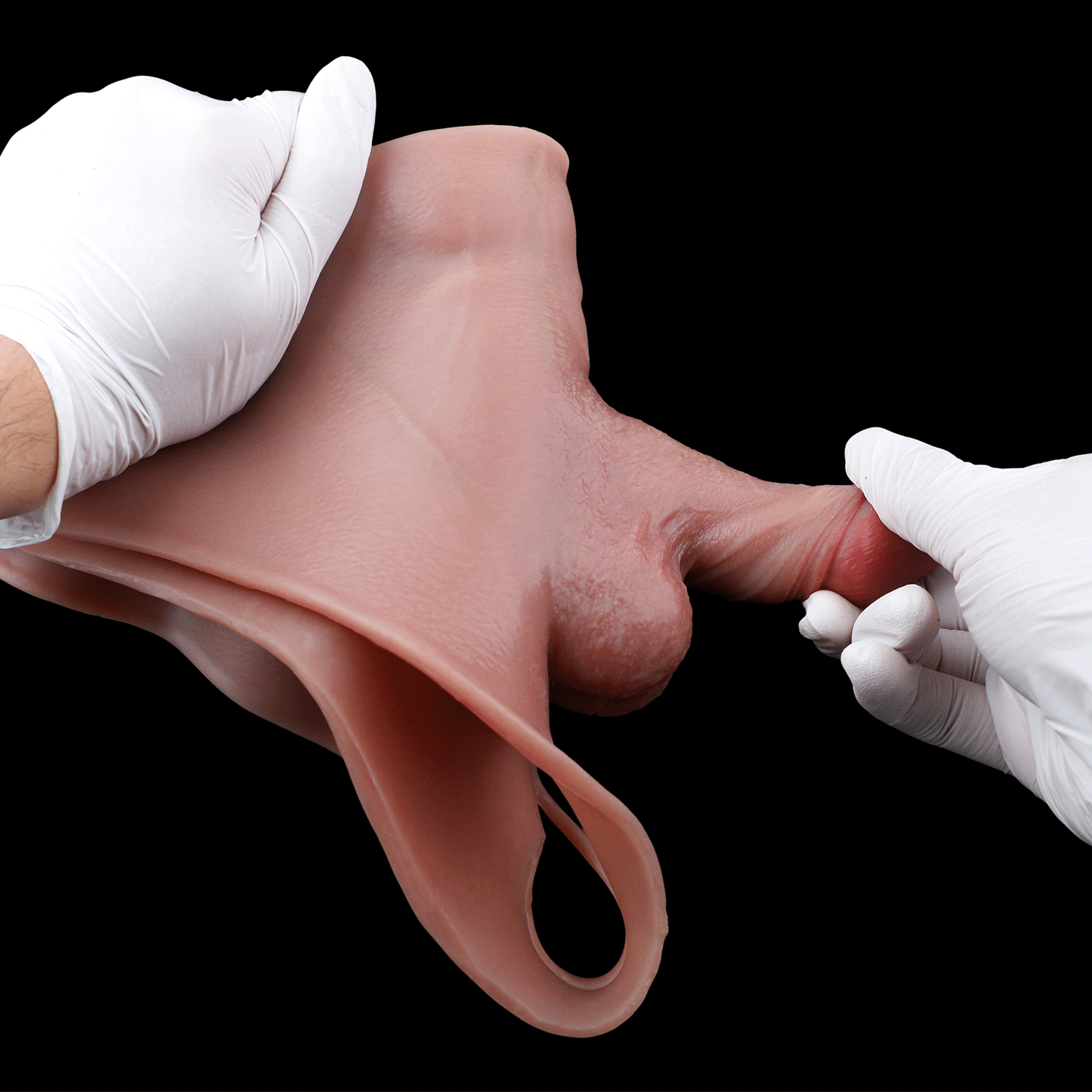 4.13in Realistic Small Solid Dildo Panty For Lesbian Vaginal Opening Relief Toy