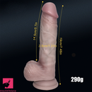 7.48in Liquid Silicone Men Women Sex Toy Soft Super Realistic Lifelike Dildo