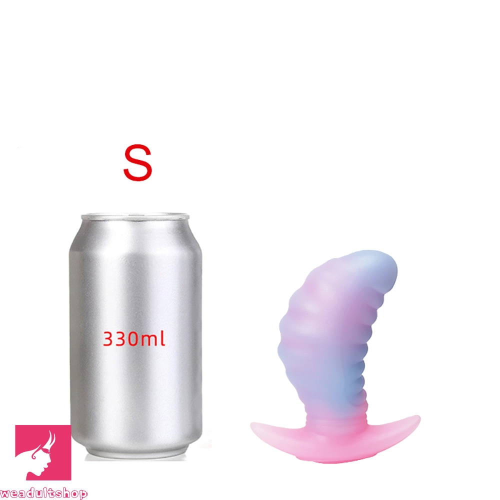 3.38in 4.56in 5.53in Small Butt Plug Dildo For Men Women Fucking Clit