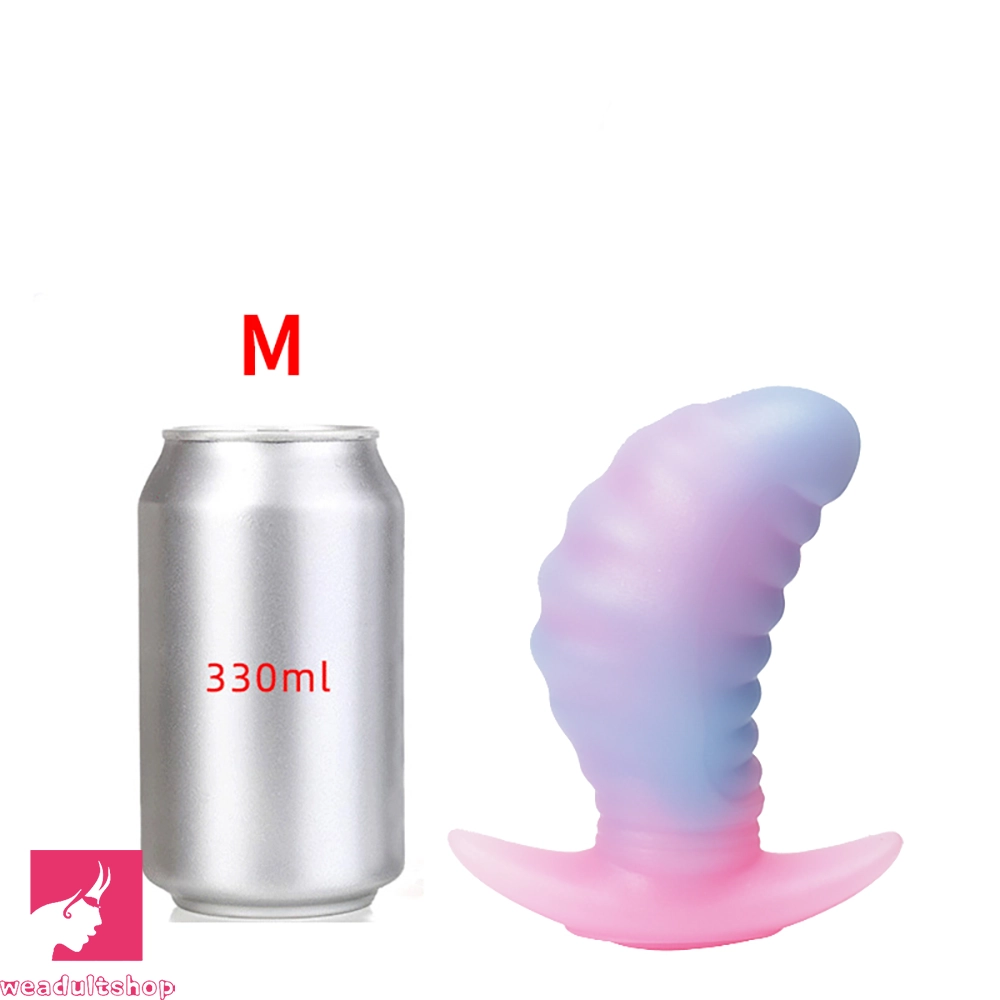 3.38in 4.56in 5.53in Small Butt Plug Dildo For Men Women Fucking Clit