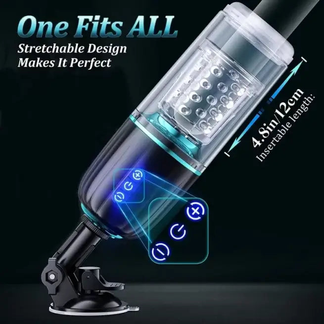 3D Vagina 7 Thrusting Rotating Hands Free Male Masturbator