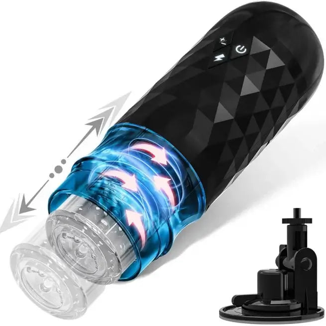 7 Thrusting 7 Rotating Modes Hands Free Male Masturbator 7 Thrusting 7 Rotating Modes Hands Free Male Masturbator