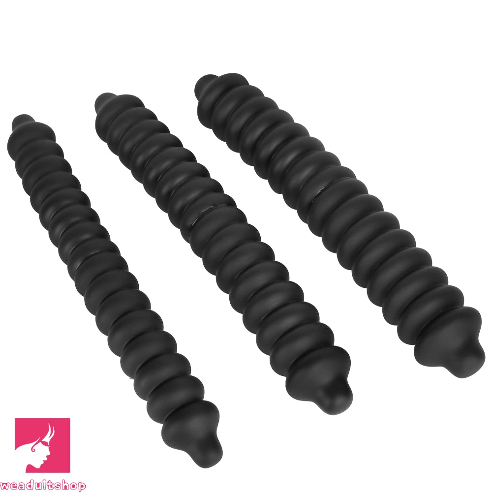 19.68in Silicone Long Large Double Head Threaded Fat Anal Plug Cock Dildo