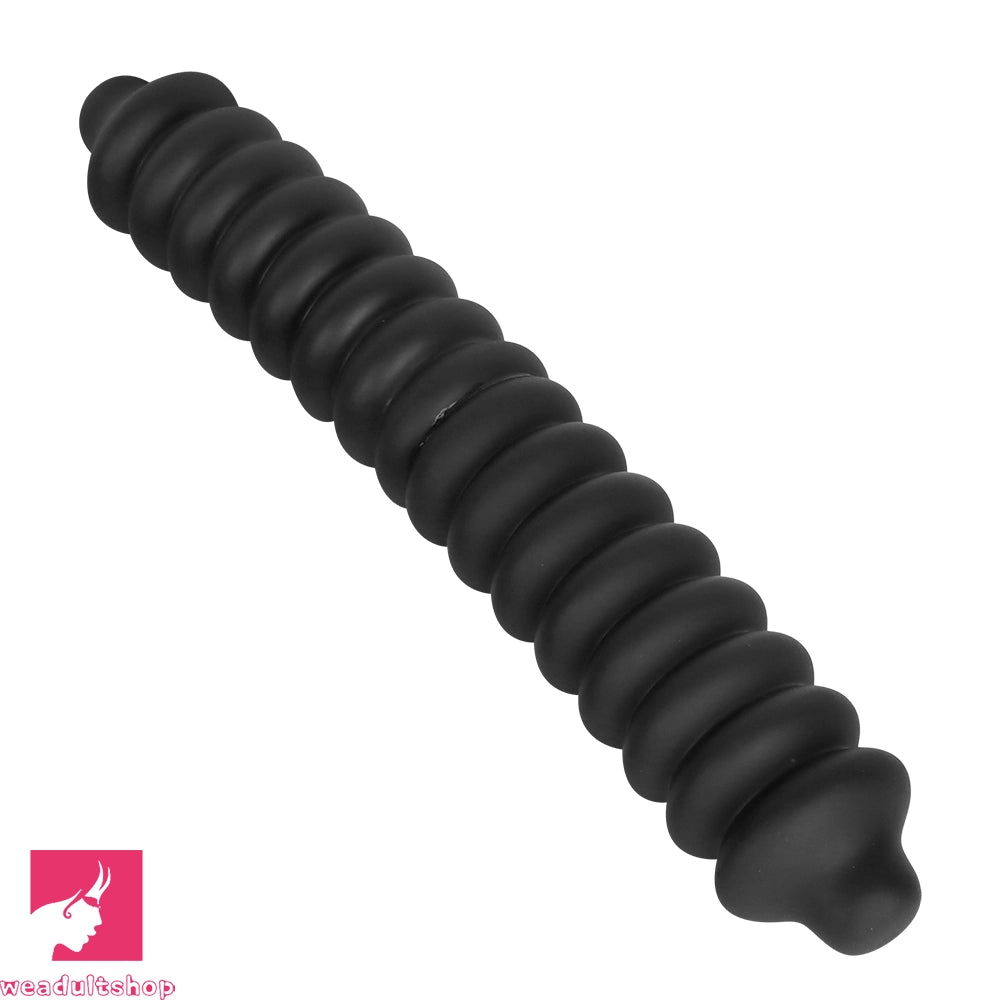 19.68in Silicone Long Large Double Head Threaded Fat Anal Plug Cock Dildo