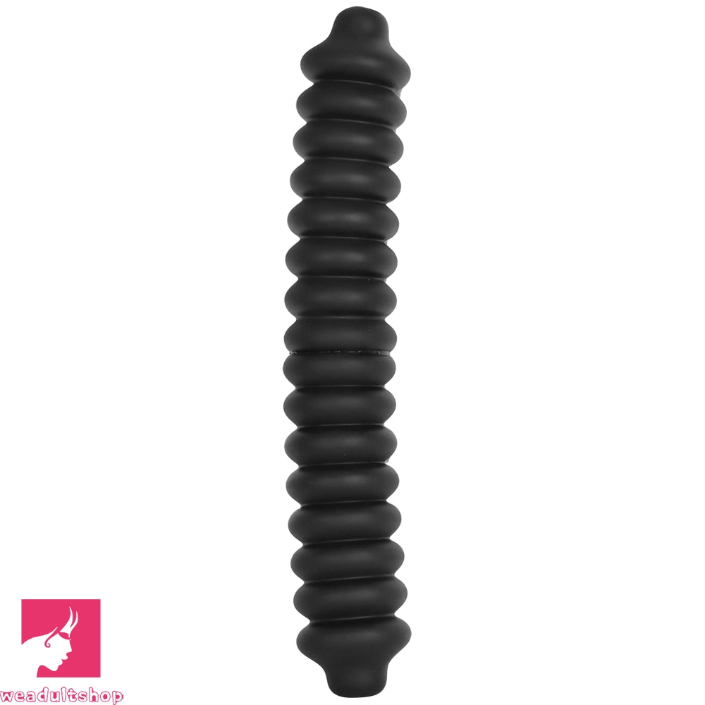 19.68in Silicone Long Large Double Head Threaded Fat Anal Plug Cock Dildo