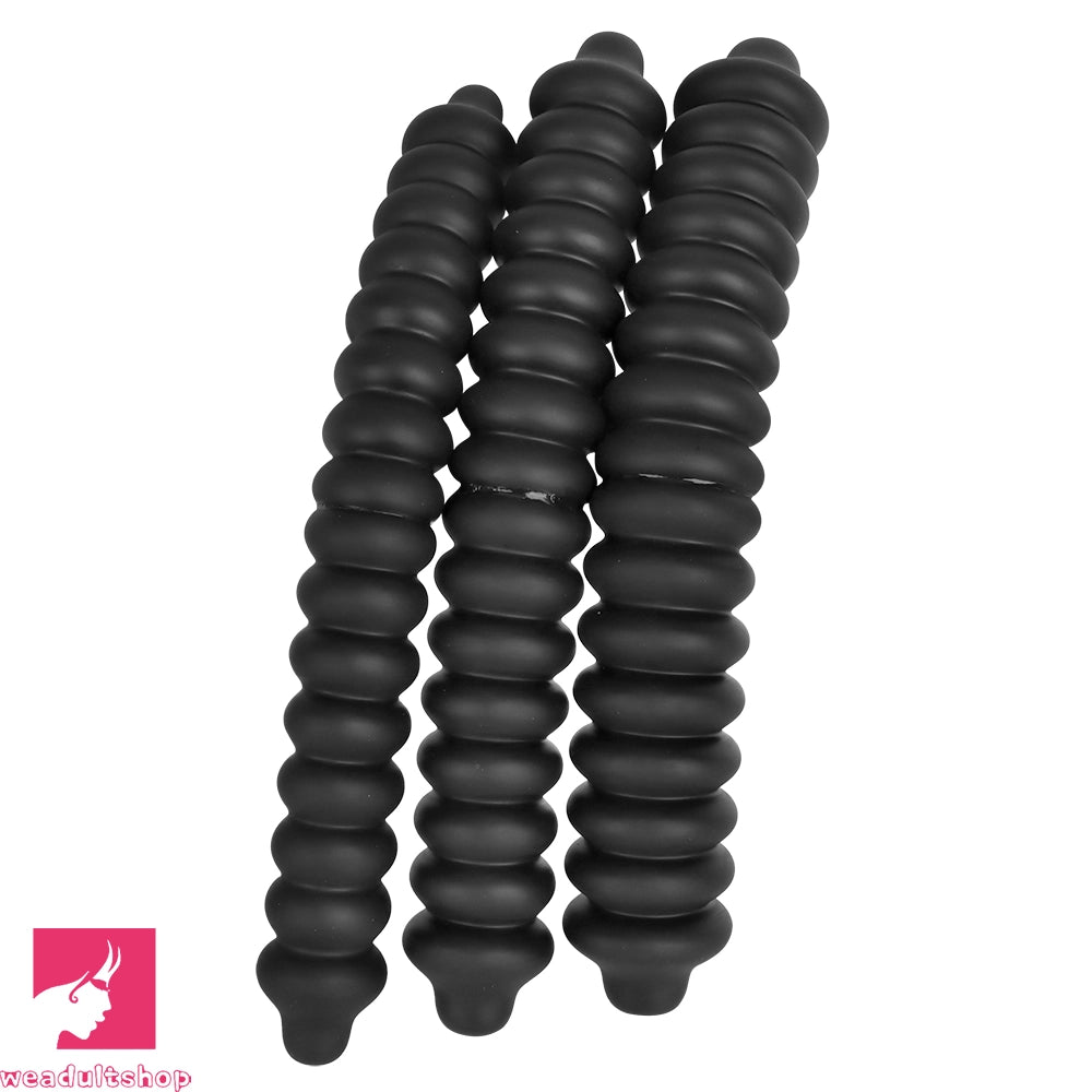 19.68in Silicone Long Large Double Head Threaded Fat Anal Plug Cock Dildo