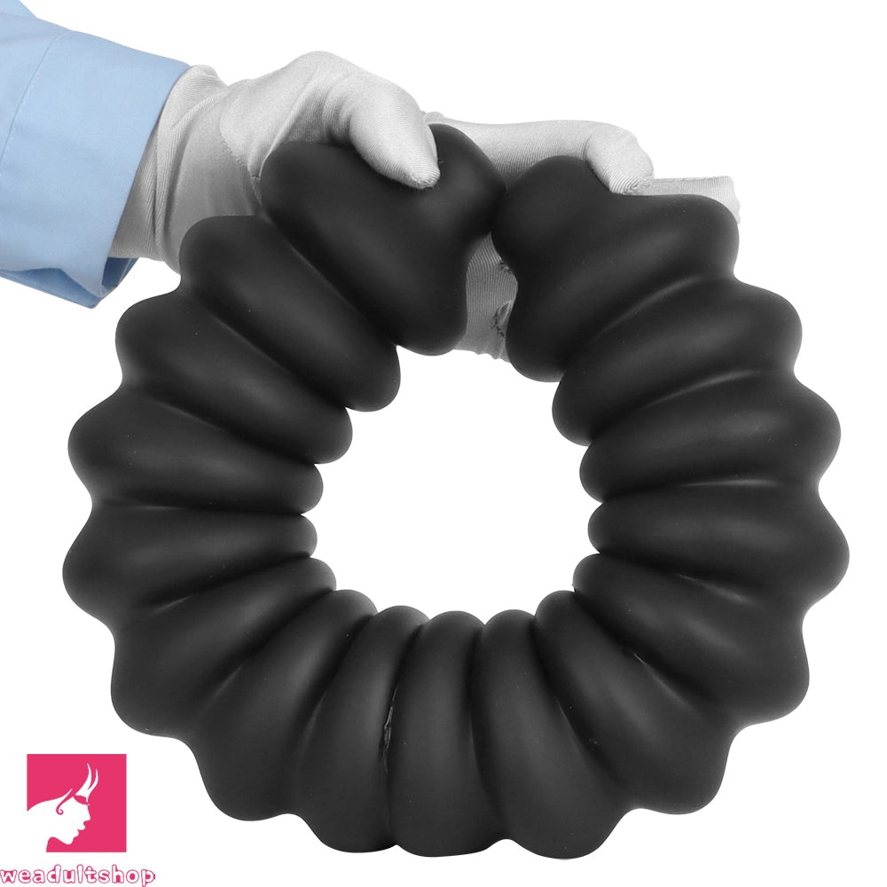 19.68in Silicone Long Large Double Head Threaded Fat Anal Plug Cock Dildo