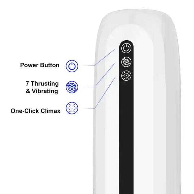 Interactive Bluetooth Telescoping Auto Masturbator With Heating Base