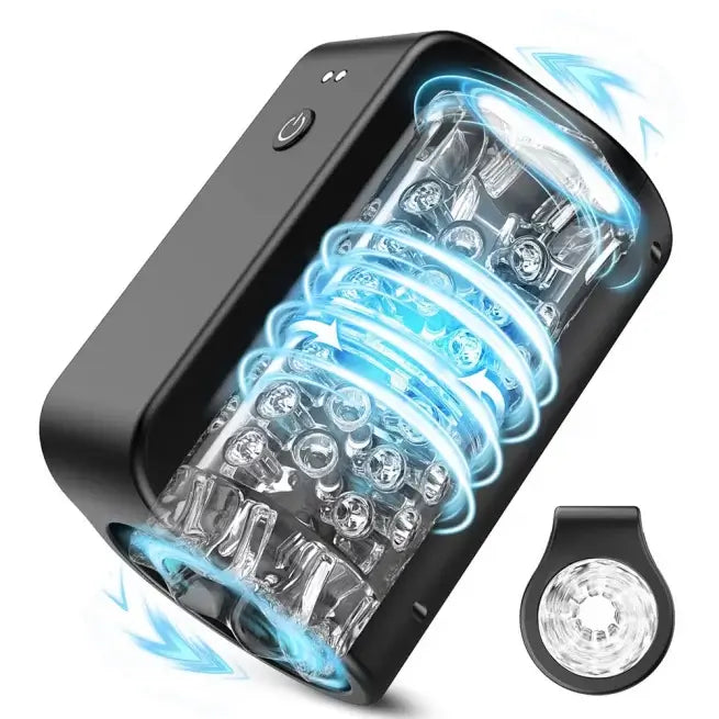 Powerful 7 Rotating Modes Dual Heads Automatic Male Masturbator Powerful 7 Rotating Modes Dual Heads Automatic Male Masturbator