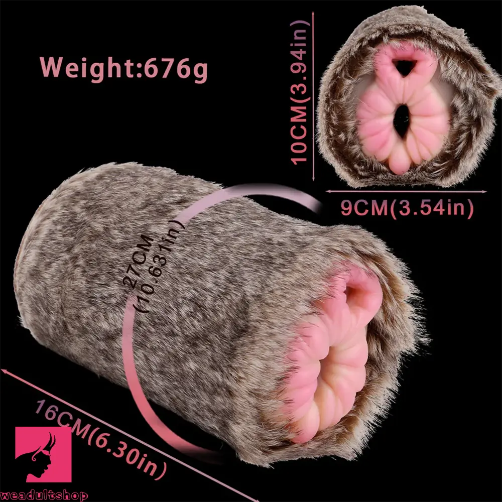 Lifelike Lion Pussy Realistic Furry Vagina For Penis Masturbation