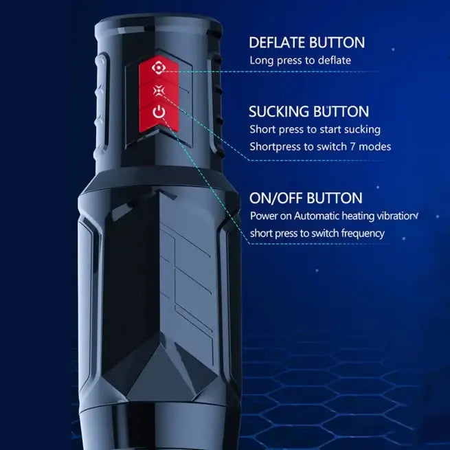 7 Vibrating Sucking Modes Moaning Automatic Masturbation Toy