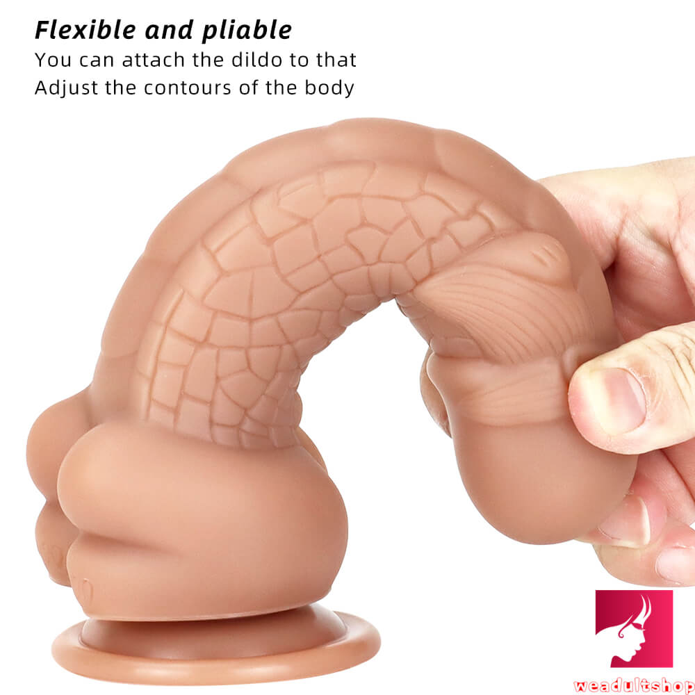 7.87in Odd Dual Layer Silicone Soft Dildo For Women Fucking Sex