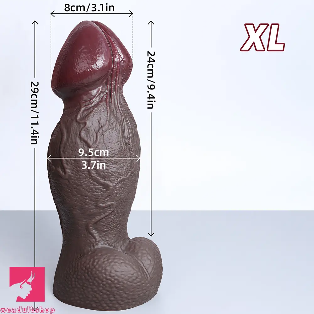 5.5in 6.7in 9in 11.4in Silicone Soft Lifelike Fantasy Dildo Adult Penis Cock