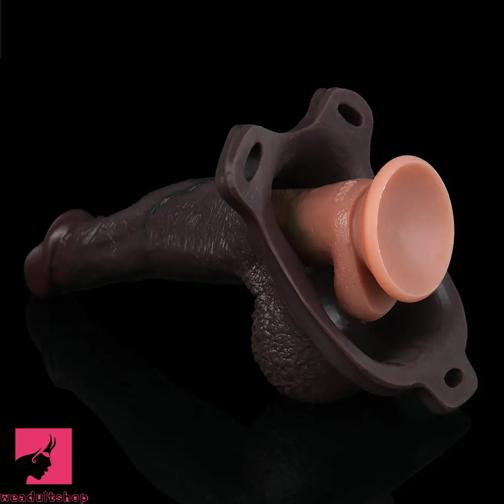 7.47in Hollow Strap on Real Dildo Realistic Design Bodysafe Material Toy