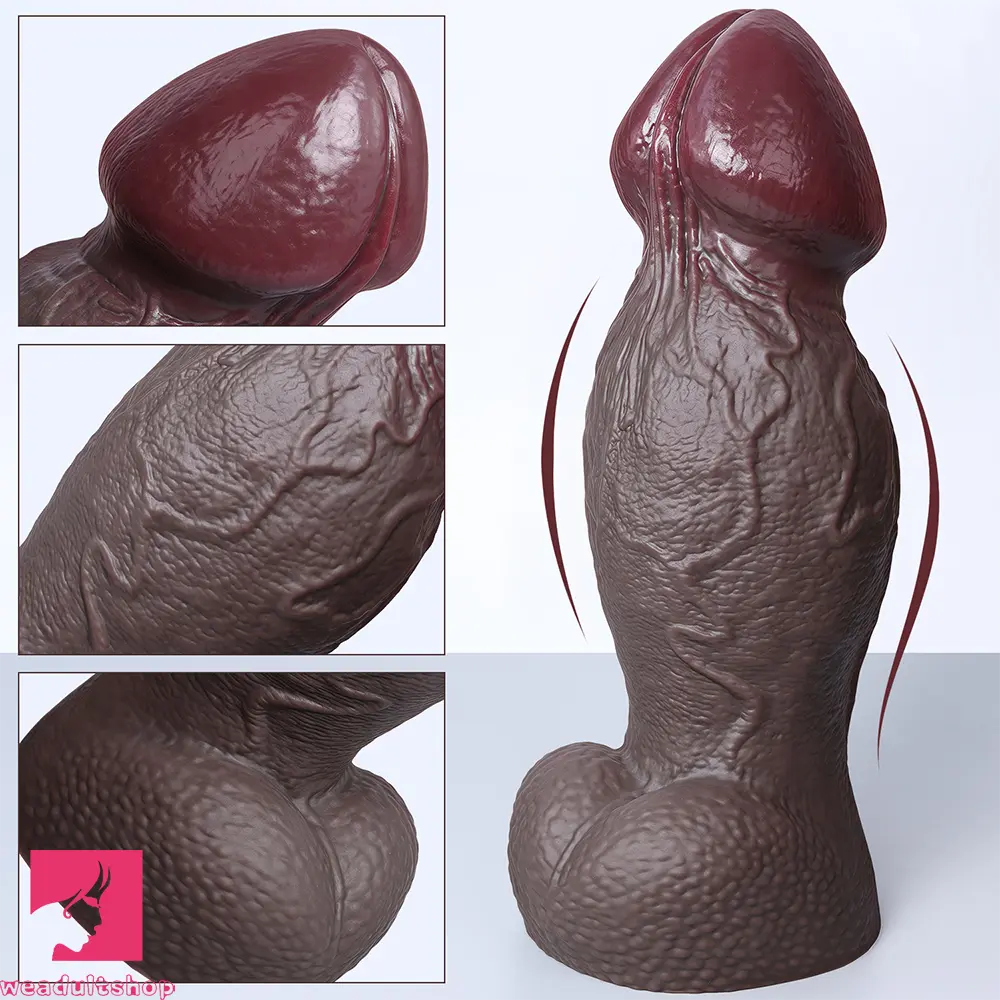 5.5in 6.7in 9in 11.4in Silicone Soft Lifelike Fantasy Dildo Adult Penis Cock
