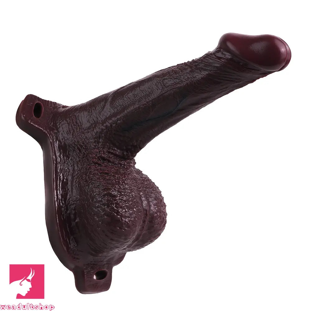 7.47in Hollow Strap on Real Dildo Realistic Design Bodysafe Material Toy