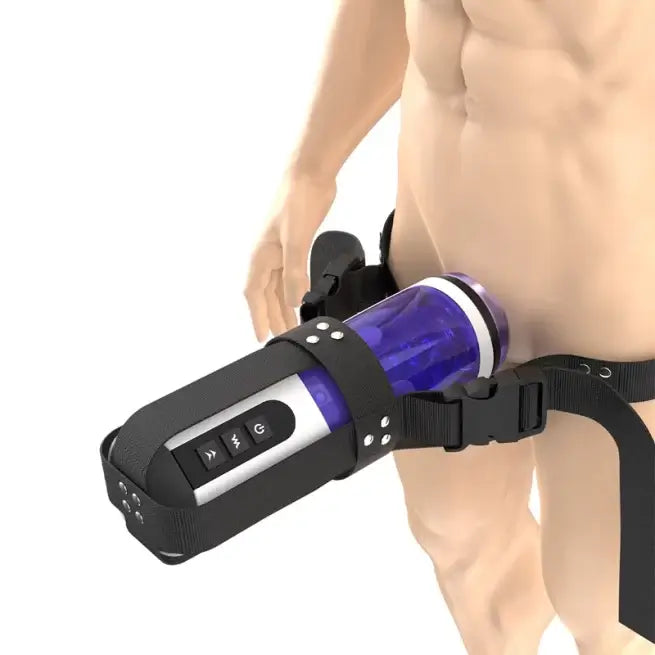 Powerful Telescopic Male Auto Masturbator With UV Heating Base