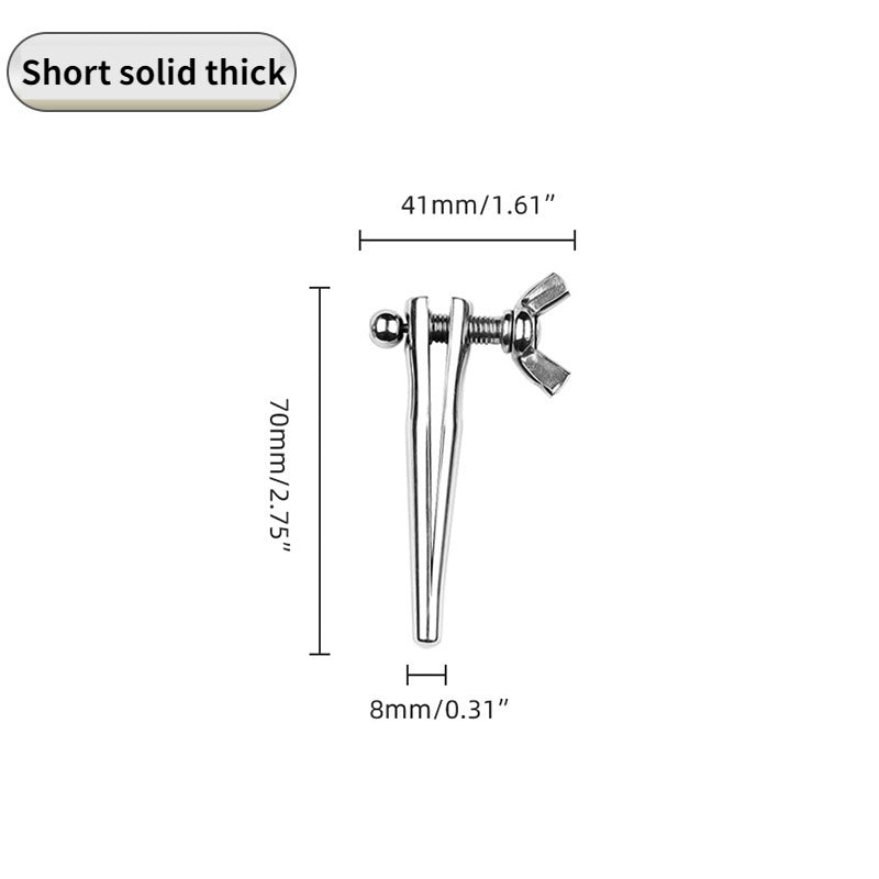 Stainless Steel Adjustable Urethral Dilator Sounding BDSM Penis Plug