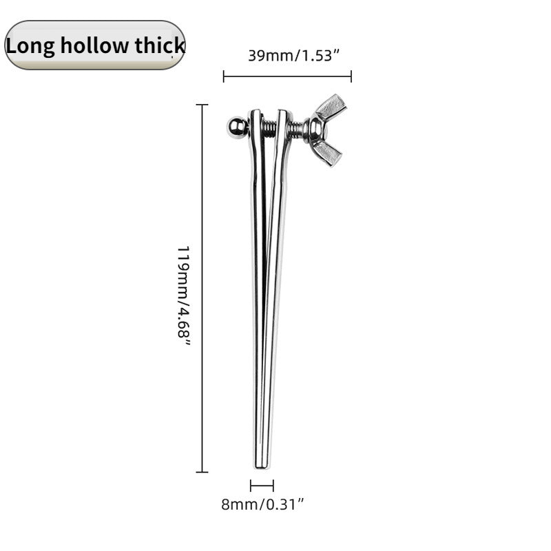 Stainless Steel Adjustable Urethral Dilator Sounding BDSM Penis Plug