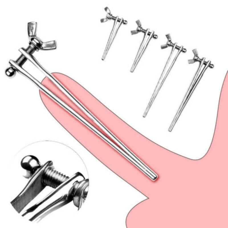 Stainless Steel Adjustable Urethral Dilator Sounding BDSM Penis Plug