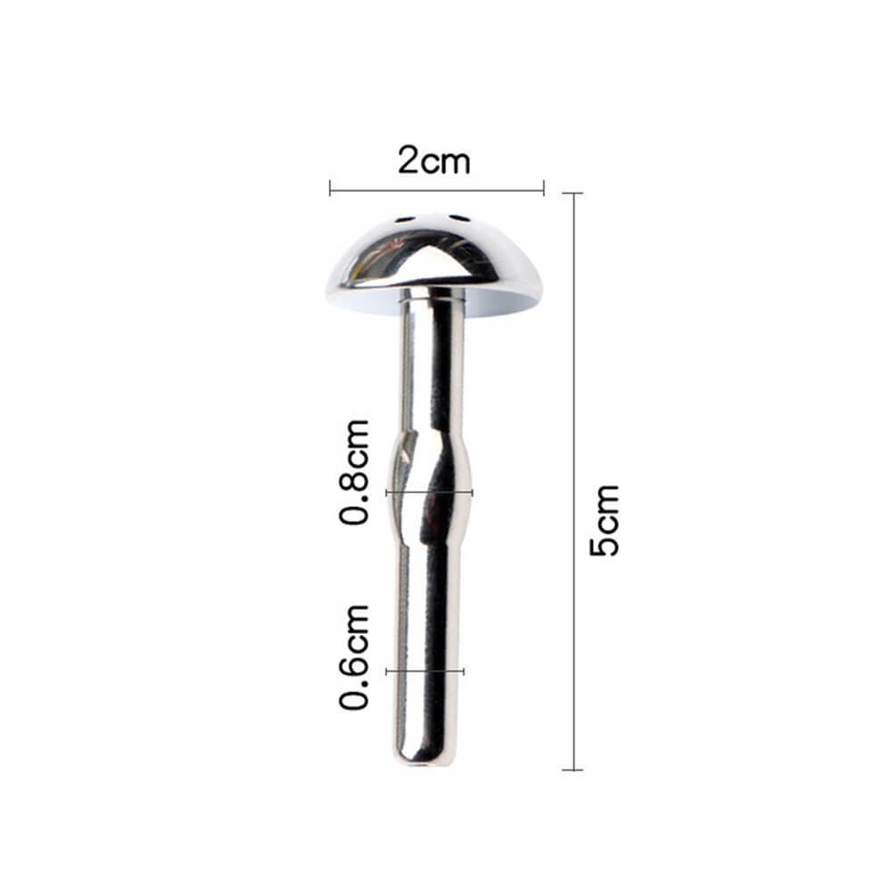 Stainless Steel Hollow Urethral Sounding Catheter Penis Plug Cum Stopper