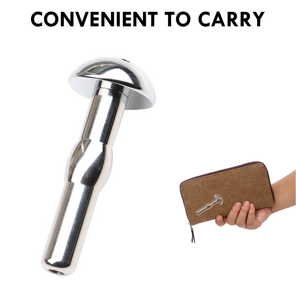 Stainless Steel Hollow Urethral Sounding Catheter Penis Plug Cum Stopper