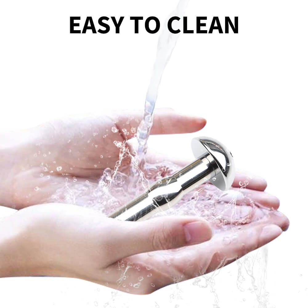 Stainless Steel Hollow Urethral Sounding Catheter Penis Plug Cum Stopper