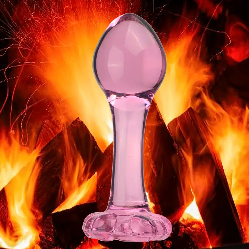 Glass Anal Plug Mini Crystal Ball Butt Sex Pleasure Wand Adult Sex Toy