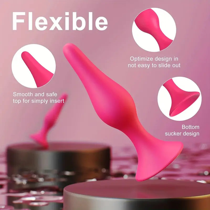 4pcs Anal Plug Training Anal Dildos Anal Prostate Vaginal G-Spot Sex Toy