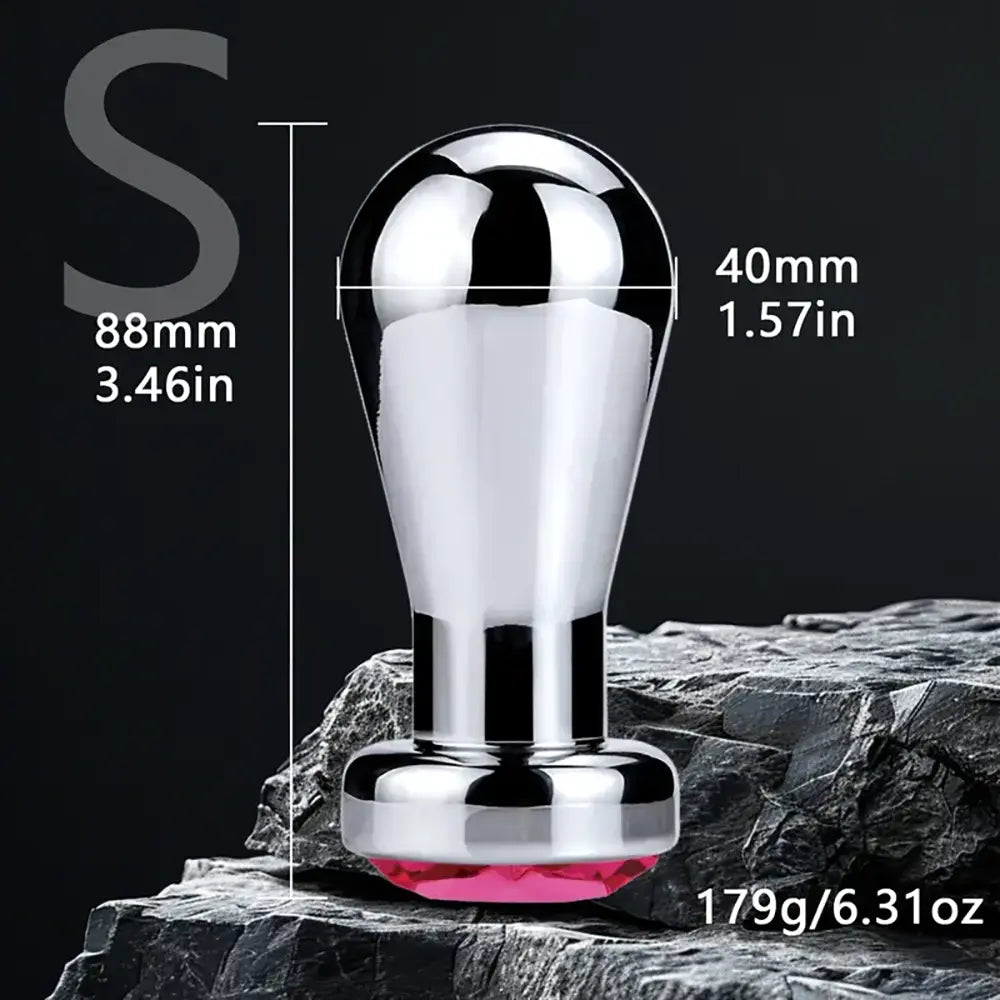 Unisex Metal Anal Plug Toy Sex Accessory For Anus Dilation Stimulation