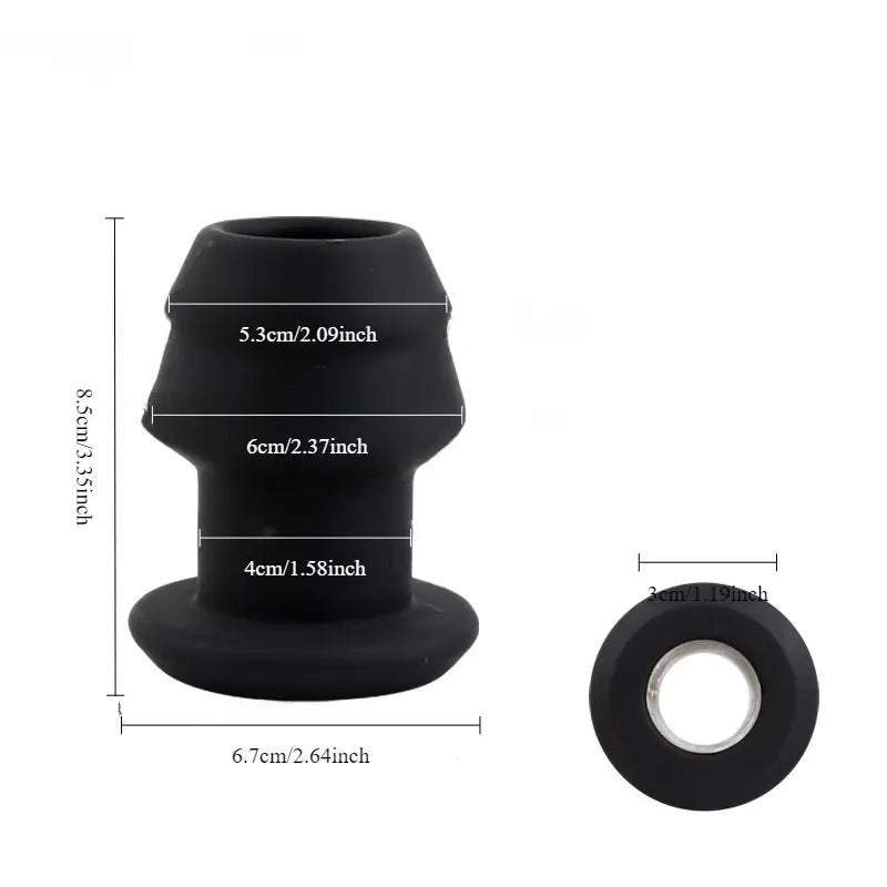 Silicone Hollow Anal Plug For Enhanced Expansion Hand Washable Toy