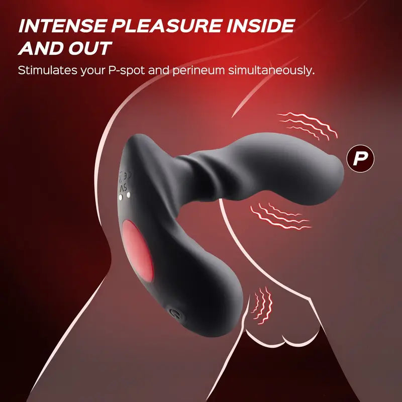 Wiggle Vibrating Motion Prostate Massager Kingsley Anal Plug Vibrator