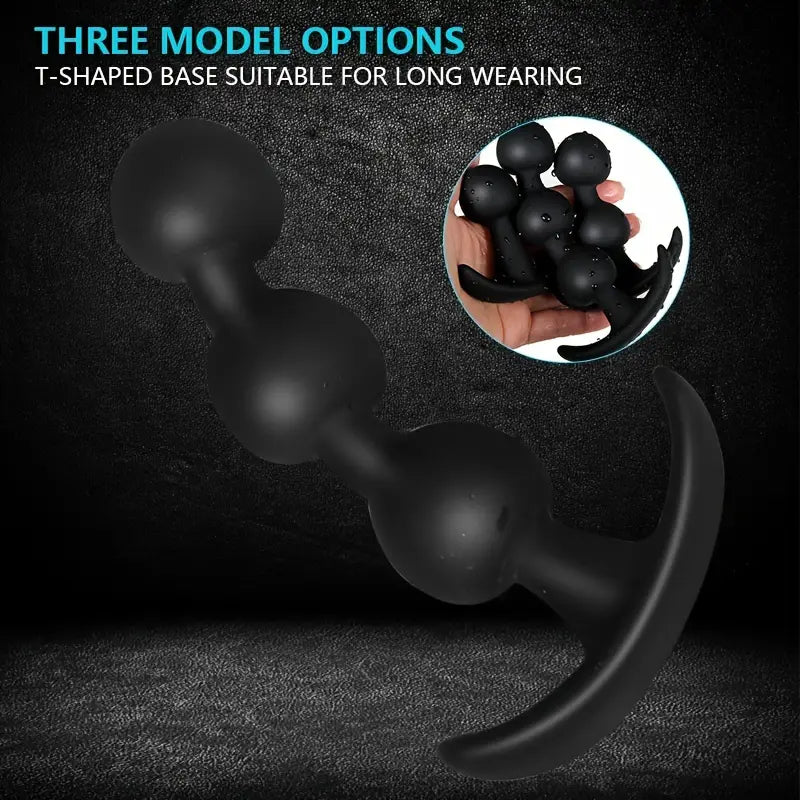 Silicone Anal Plug Beads Butt Plug Anal Beads Dilator For Anal Massage