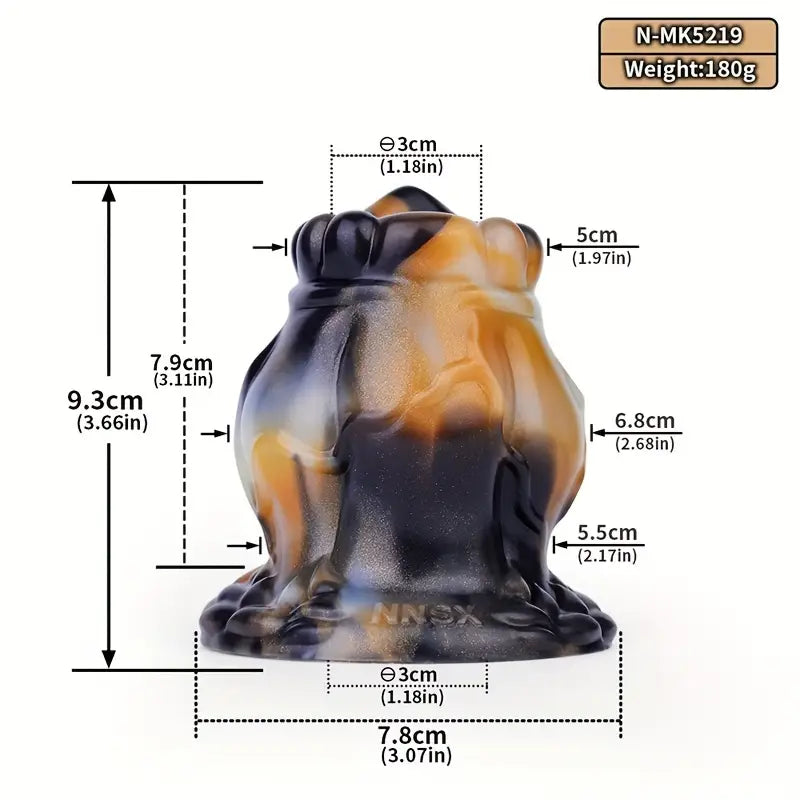 Soft Silicone Colorful Special-Shaped Hollow Peek Anal Plug For Games