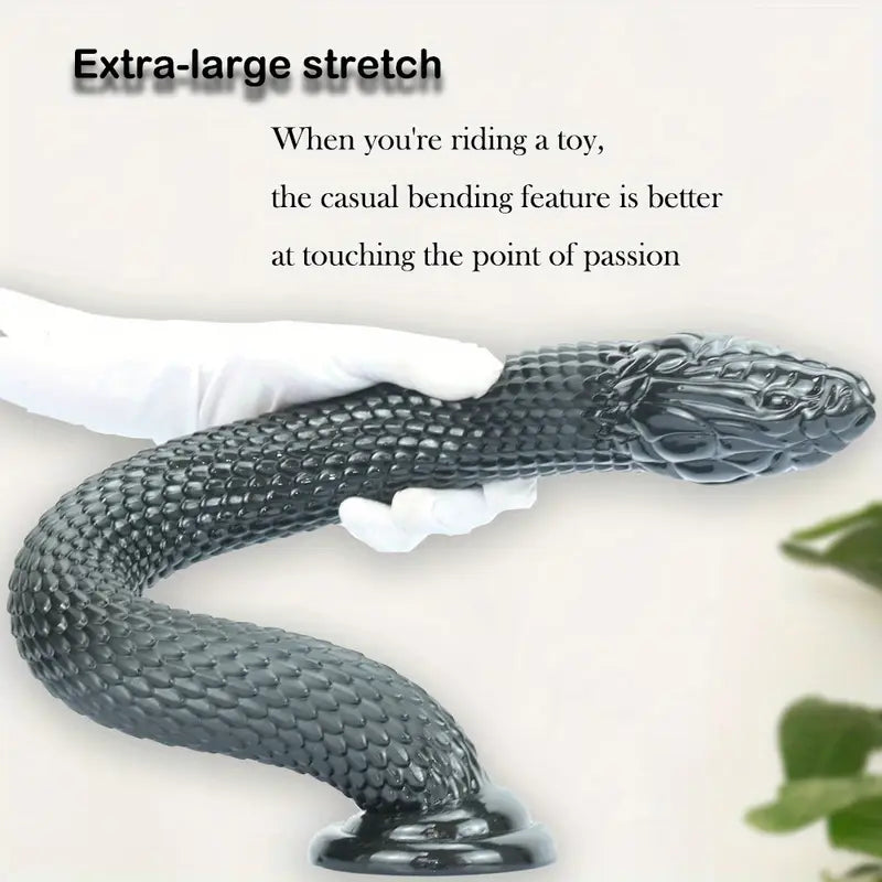 Special-shaped Snake Head Anal Plug Scales Stimulation Anal Expander