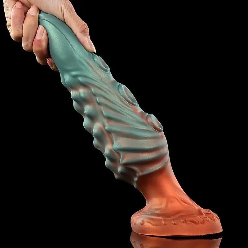 Large Diameter Soft Silicone Octopus Anal Plug Gradient Sex Toy