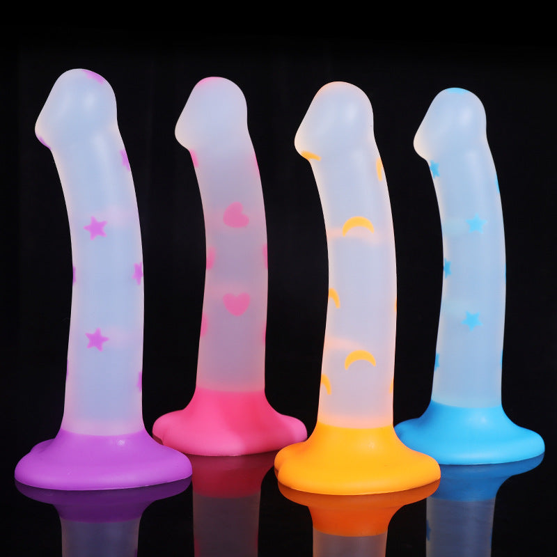 Luminous Liquid Silicone Anal Plug Tentacle Design Prostate Massager