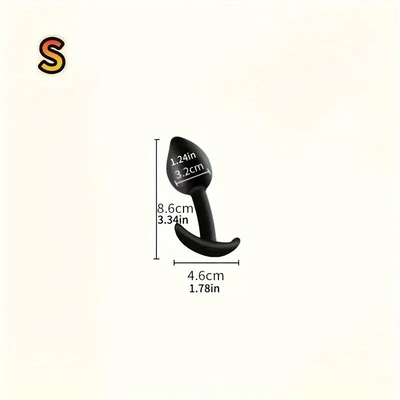 Portable Anal Plug Toy For Men Women Soft Massager Pleasure Accessories