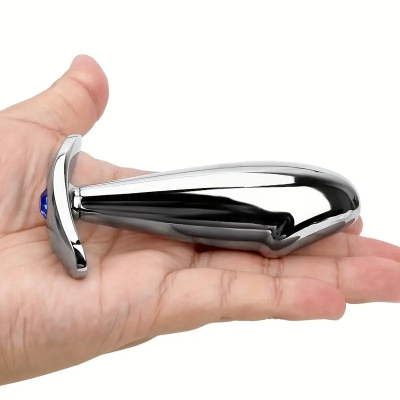 Mini Metal Stainless Steel Smooth Steel Butt Tail Female/Male Dildo Sex Toy