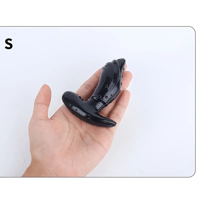 Mute Male Anal Prostate Massager Shark Anal Plug Sex Pleasure Device