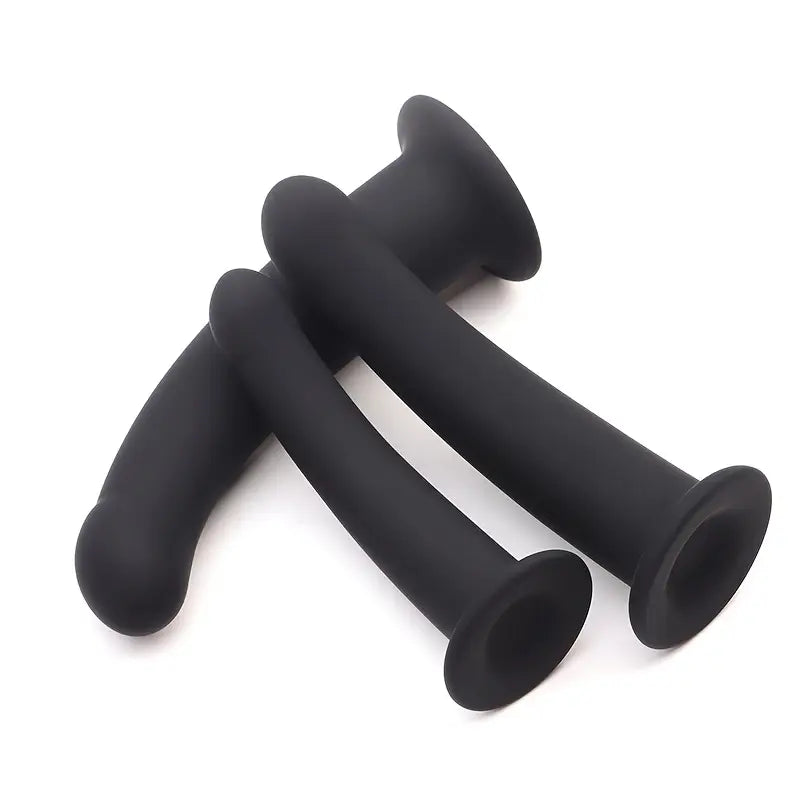 Silicone Curved Anal Plug Flexible Butt Plug For Couples Rectal Plug