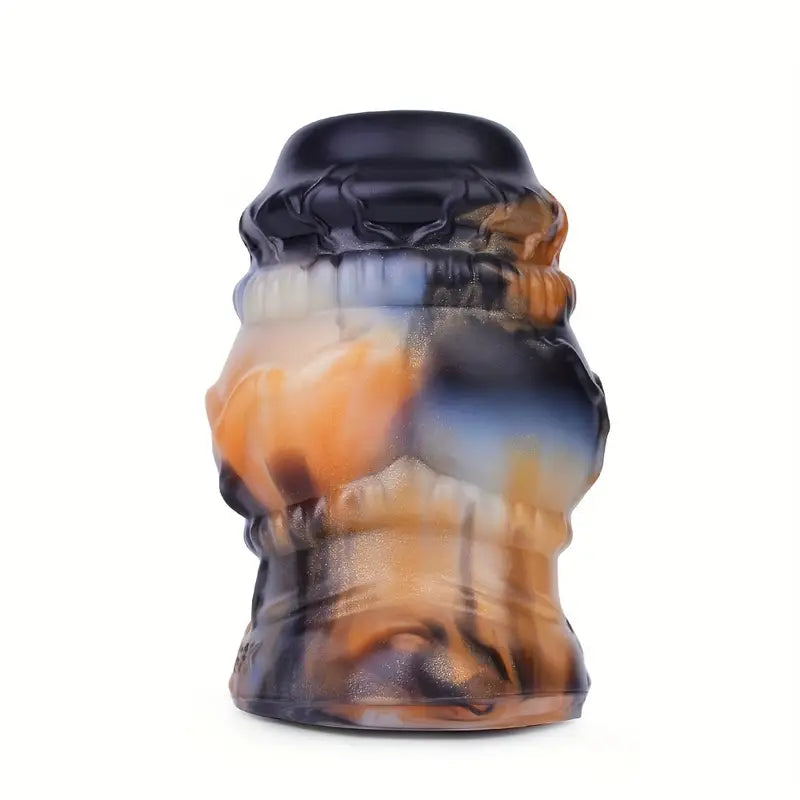 Soft Silicone Colorful Special-Shaped Hollow Peek Anal Plug For Games