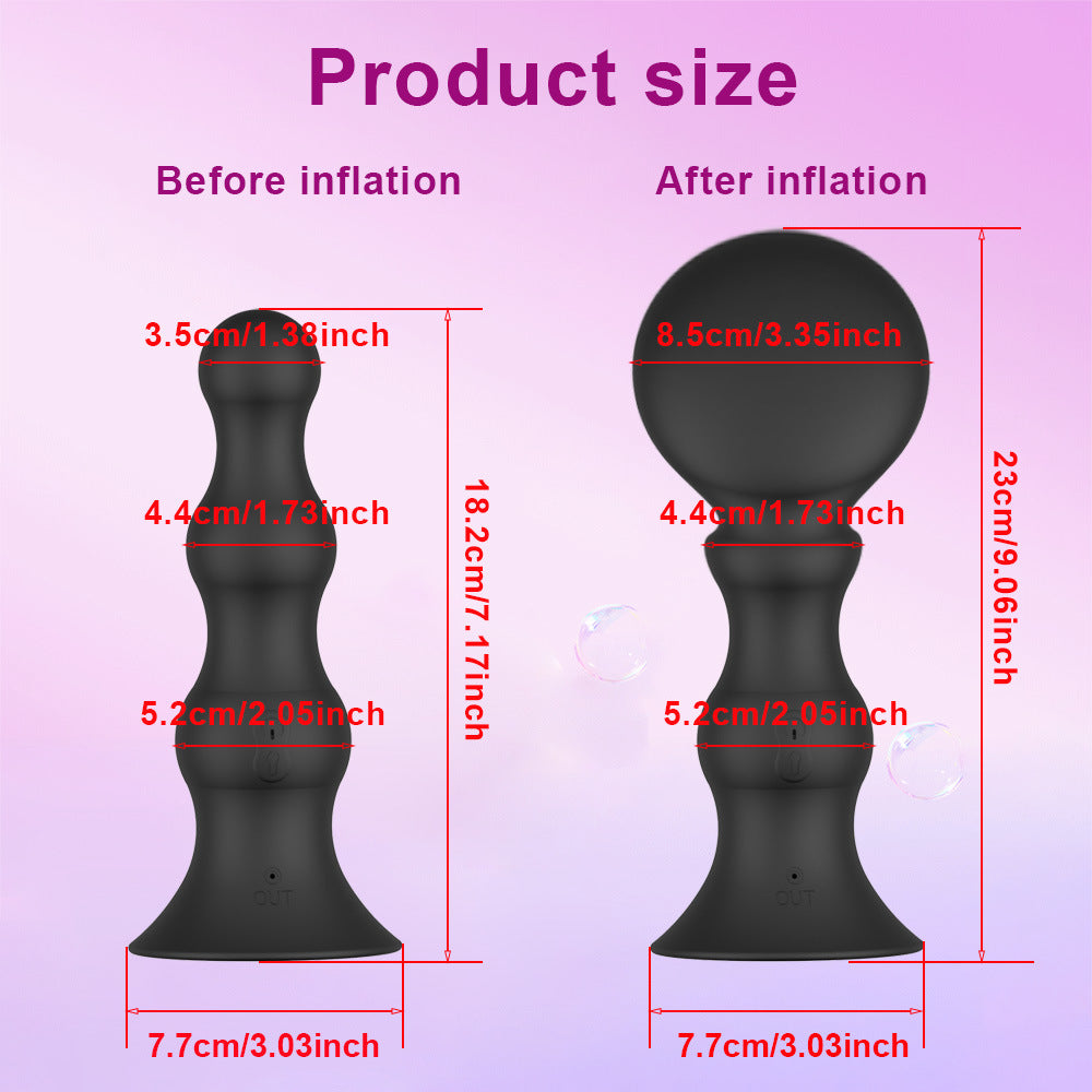 Butt Plug Prostate Massager Silicone 10 Vibration Modes Anal Sex Toy