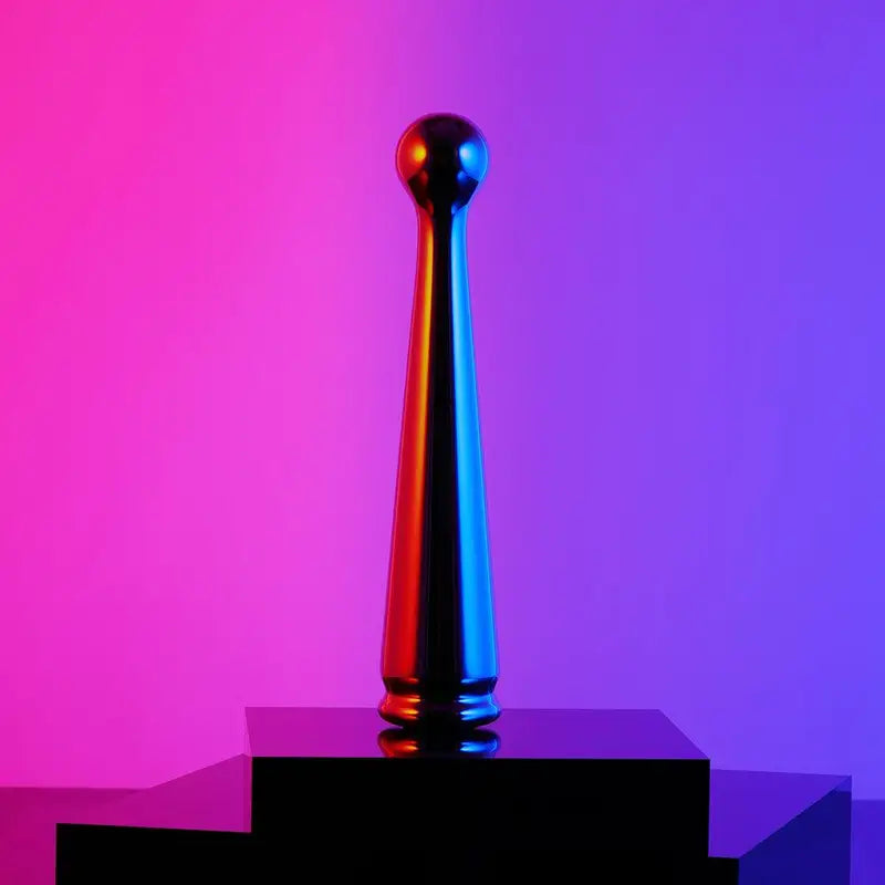 G-Spot Massage Dildo Metal 9 Vibration Modes Anal Butt Plug For G-Spot