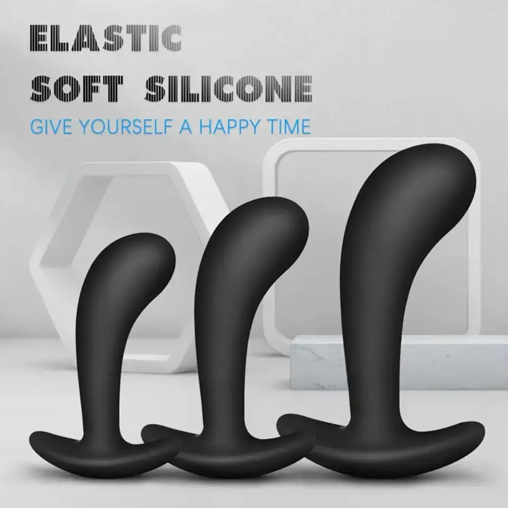 Butt Plug Trainer Set 3-pack Silicone Training Set For Beginners Couples