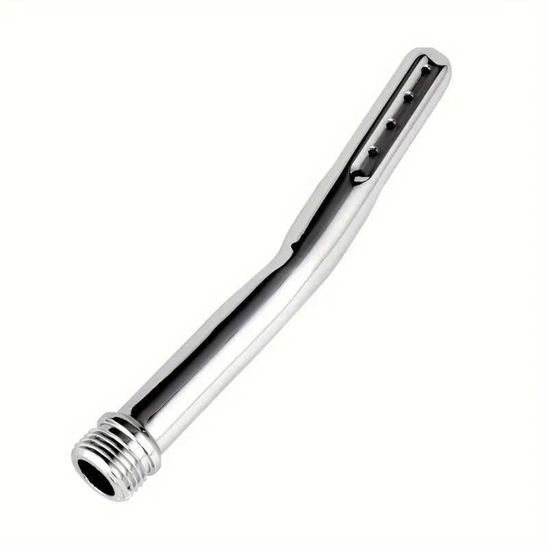 Metal Handheld Showerhead Enema Douche 17-Hole Water Flow Floor Mount