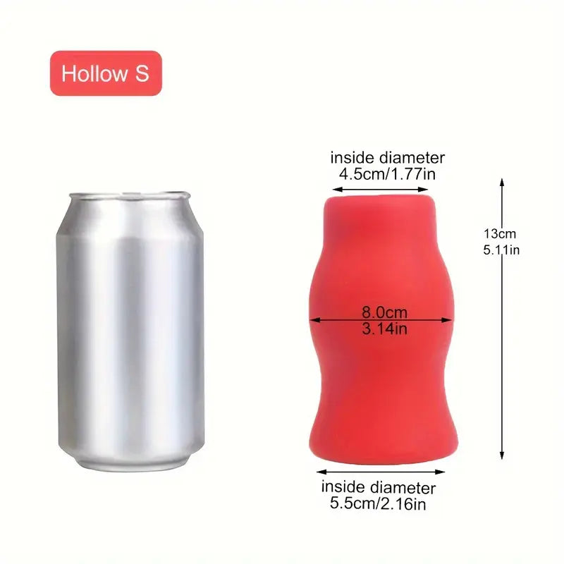 Silicone Enema Anal Vaginal Dilator Soft Hollow Prostate Massage Sex Toy